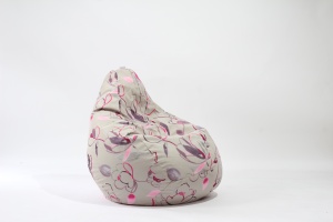 Fotoliu Nirvana Hobbit Pufrelax, Material Textil - Flower Buds - Img 2