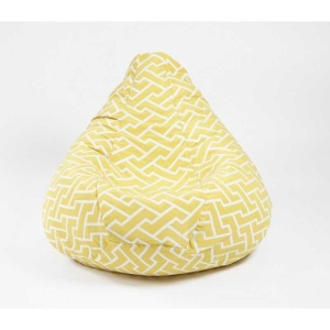 Fotoliu Nirvana Hobbit Pufrelax, Material Textil - Zippity Yellow - Img 2