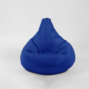 Fotoliu puf copii, Nirvana Light Pufrelax, Material Impermeabil - Electric Blue - Img 2