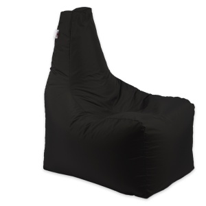 Fotoliu puf, Sunlounger EVO XL, umplutura de burete Memory Mix, Material Impermeabil - Negru
