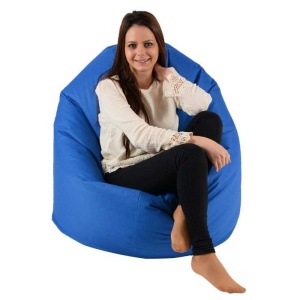 Fotoliu Relaxo XL, Material Impermeabil - Electric Blue - Img 2