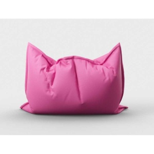 Fotoliu tip Perna Magic Pillow, Material Piele ecologica - Roz - Img 5