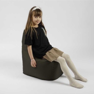 Fotoliu tip Scaun Sunlounger Junior, Material Impermeabil - Cappuccino - Img 5