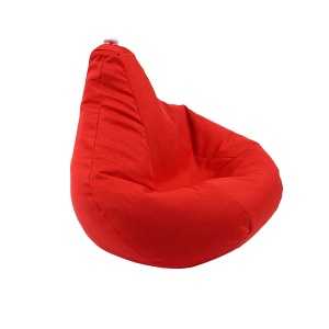 Kids' bean bag chair, Nirvana Light Pufrelax, Textile material - Montana Red