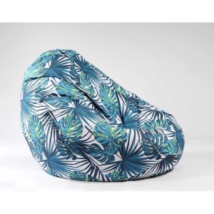 Nirvana Giant bean bag, Waterproof material - Tropical Leaves