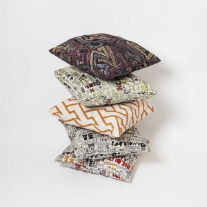 Perna decorativa 40x40 cm, Material textil - Zappity Orange - Img 3