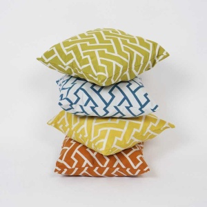 Perna decorativa 40x40 cm, Material textil - Zippity Yellow - Img 3