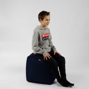 Taburet Cub, Material impermeabil - Bleumarin - Img 5