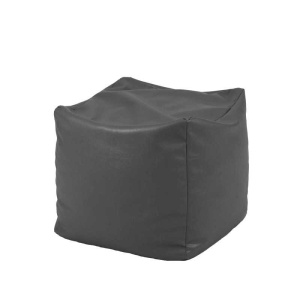Taburet Cub, Material Piele ecologica - Grey - Img 1