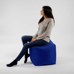Taburet Cub XL, Material Impermeabil - Blue Royal - Img 3
