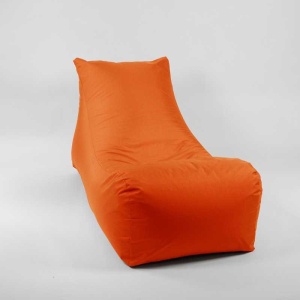 Fotoliu Looloop Pufrelax, Material Impermeabil - Neon Orange - Img 2