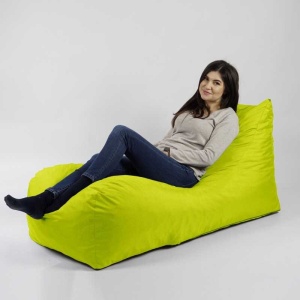 Fotoliu Looloop Pufrelax, Material Impermeabil - Verde neon - Img 5