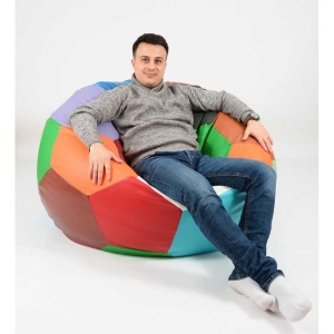 Fotoliu Minge Telstar XXL, Material Piele Ecologica - Mozaic - Img 3