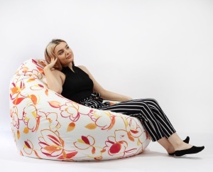 Fotoliu Nirvana Gigant, Material Textil - Lively Blossom - Img 6