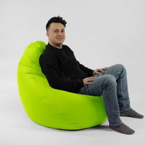 Fotoliu Nirvana Grande, Material Impermeabil - Verde neon - Img 6