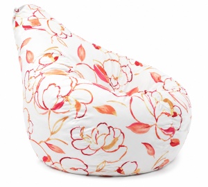 Fotoliu puf copii, Nirvana Light, Material Textil - Lively Blossom
