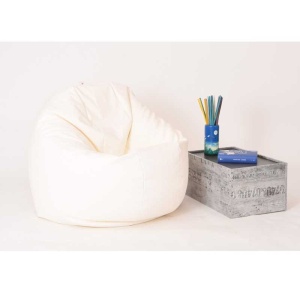 Fotoliu Relaxo XL, Material Piele ecologica - Alb - Img 2