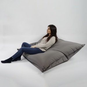 Fotoliu tip Perna Magic Pillow, Material Impermeabil - Grey - Img 6