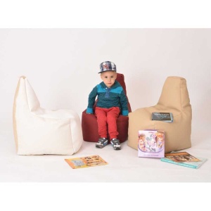 Fotoliu tip Scaun Sunlounger Junior, Material Piele ecologica - Turcoaz - Img 4