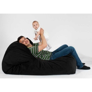 Fotoliu Yoga XL, Material Textil - Black Velvet - Img 2