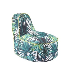 OK Junior bean bag, Waterproof material - Tropical Leaves