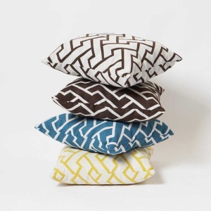 Perna decorativa 40x40 cm, Material textil - Zappity Yellow - Img 3