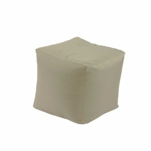 Taburet Cub XL, Material impermeabil - Bej - Img 1
