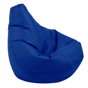 Fotoliu puf copii, Nirvana Light Pufrelax, Material Impermeabil - Electric Blue