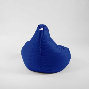 Fotoliu puf copii, Nirvana Light Pufrelax, Material Impermeabil - Electric Blue - Img 3
