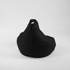 Fotoliu puf copii, Nirvana Light Pufrelax, Material Impermeabil - Negru - Img 4