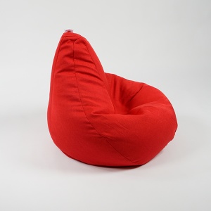 Fotoliu puf copii, Nirvana Light Pufrelax, Material Textil - Montana Red - Img 3