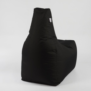 Fotoliu puf, Sunlounger EVO XL, umplutura de burete Memory Mix, Material Impermeabil - Negru - Img 3