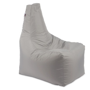Fotoliu puf, Sunlounger EVO XL, umplutura de burete Memory Mix, material impermeabil - Gri deschis