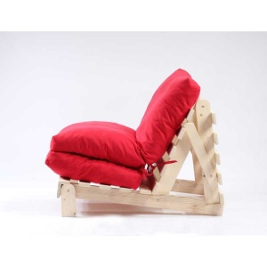 Fotoliu Pufrelax Sezlong Lemn Fubsy, Material Textil - Montana Red - Img 4
