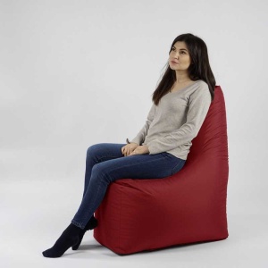Fotoliu tip Scaun Sunlounger EVO, Material Impermeabil - Rosu - Img 5