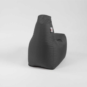 Fotoliu tip Scaun Sunlounger Junior, Material Impermeabil - Gri inchis - Img 4