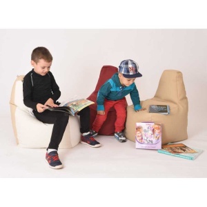 Fotoliu tip Scaun Sunlounger Junior, Material Piele ecologica - Turcoaz - Img 5