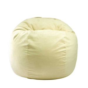 King Size bean bag, Textile material - Lemon