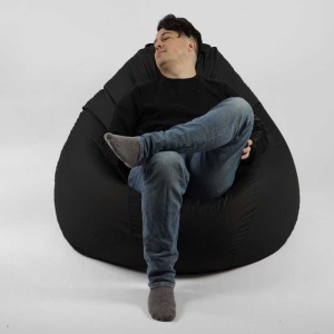 Nirvana Giant bean bag, Waterproof material - Black - Img 7