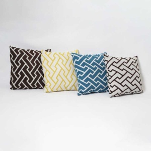 Perna decorativa 40x40 cm, Material textil - Zappity Yellow - Img 4