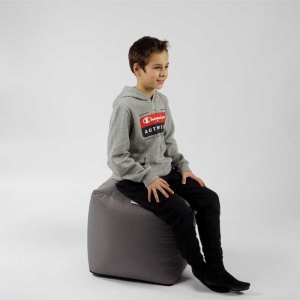Taburet Cub, Material impermeabil - Grey - Img 5