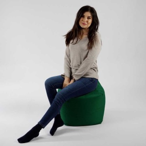 Taburet Cub, Material Impermeabil - Verde - Img 3
