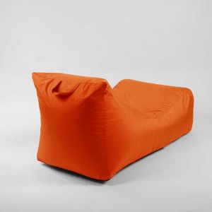 Fotoliu Looloop Pufrelax, Material Impermeabil - Neon Orange - Img 3