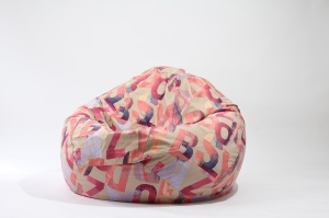 Fotoliu Nirvana Gigant, Material Textil - Crimson