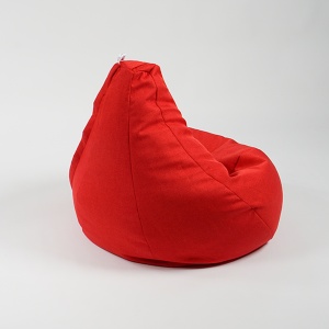 Fotoliu puf copii, Nirvana Light Pufrelax, Material Textil - Montana Red - Img 4