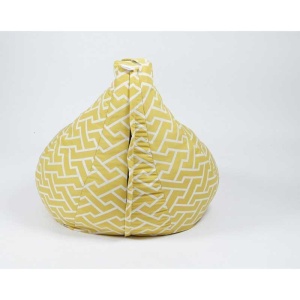 Fotoliu puf copii, Nirvana Light Pufrelax, Material Textil - Zippity Yellow - Img 4