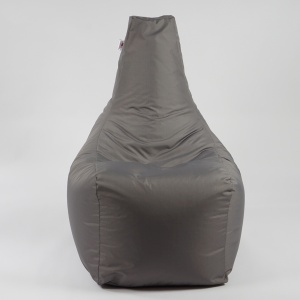 Fotoliu puf, Sunlounger EVO XL, umplutura de burete Memory Mix, Material Impermeabil - Gri - Img 4