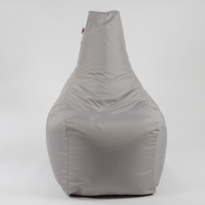 Fotoliu puf, Sunlounger EVO XL, umplutura de burete Memory Mix, material impermeabil - Gri deschis - Img 2