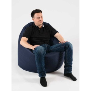 Fotoliu Relaxo XL, Material Impermeabil - Bleumarin - Img 2