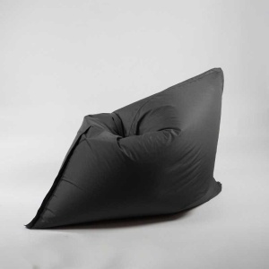 Fotoliu tip Perna Magic Pillow, Material Impermeabil - Gri inchis - Img 2